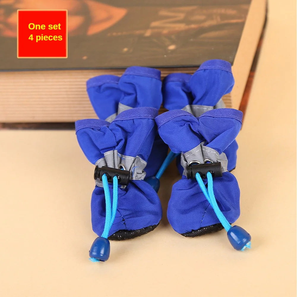 Water-Resistant Dog Shoes, Set of 4