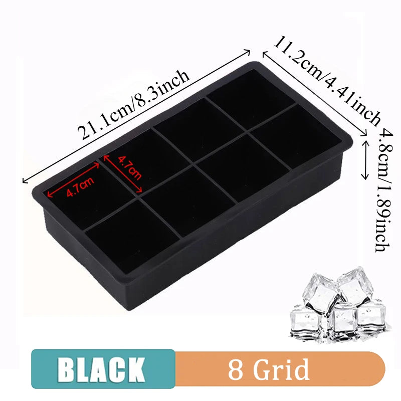 Silicone Ice Cube Mold, 4 Grids