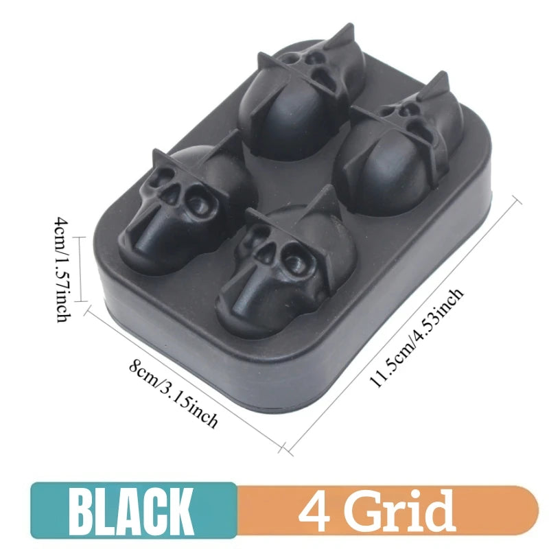 Silicone Ice Cube Mold, 4 Grids