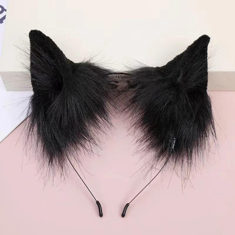 Plush Reindeer Antler Headband