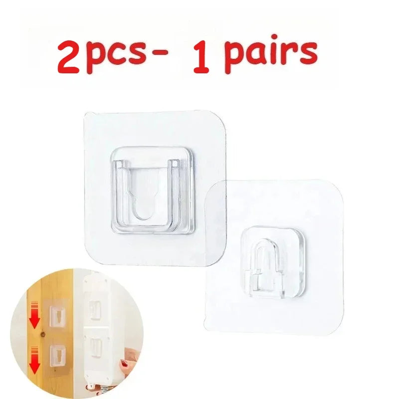 Clear Adhesive Wall Hooks