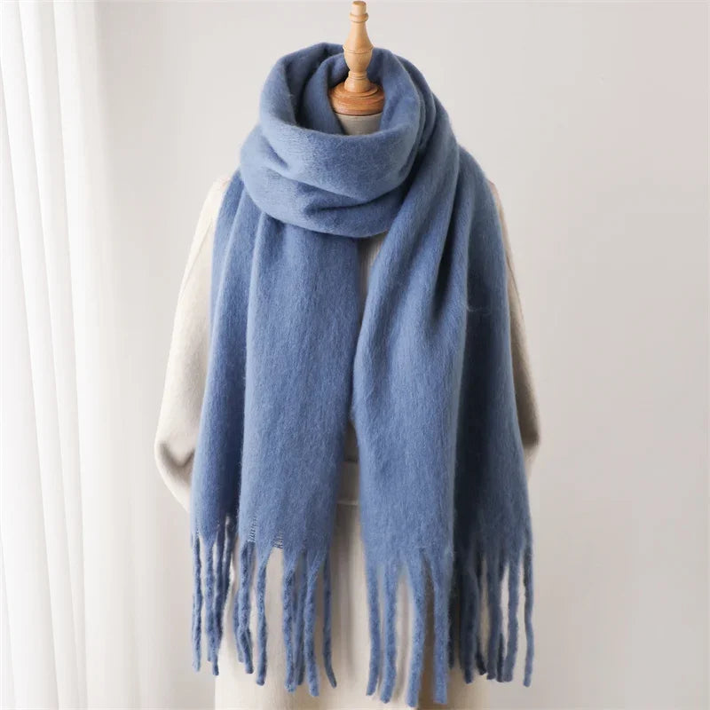 Cashmere-Feel Blanket Scarf