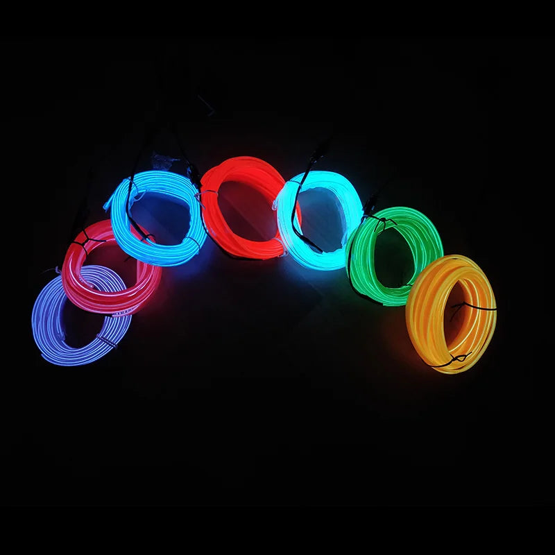 Car Interior Neon Wire Light