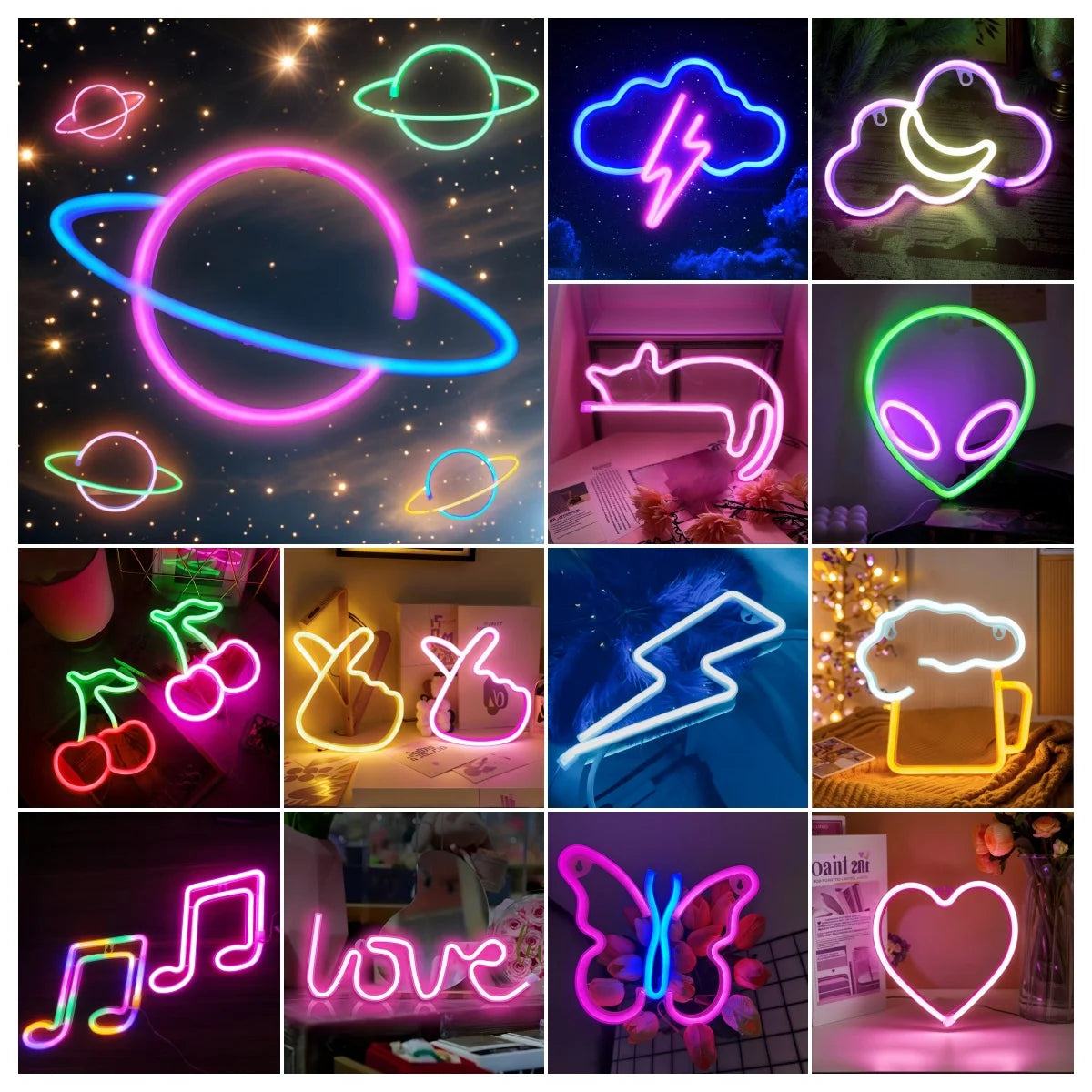 Neon-Style LED Wall Sign