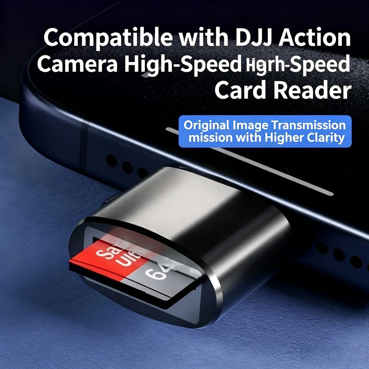 Mini USB-C & USB microSD Card Reader