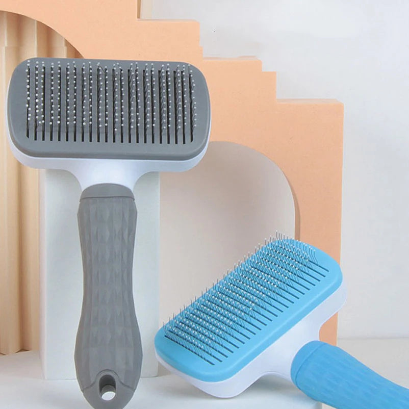 Self-Cleaning Slicker Brush for Dogs & Cats