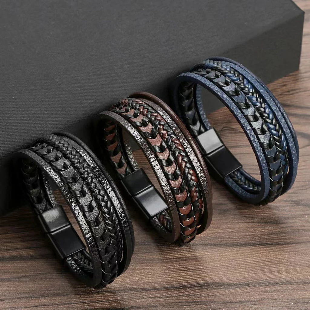 Braided Leather Bracelet