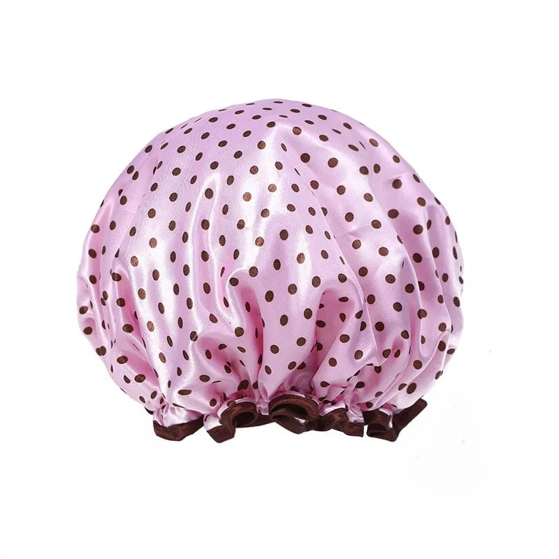 Reusable Double-Layer Shower Cap