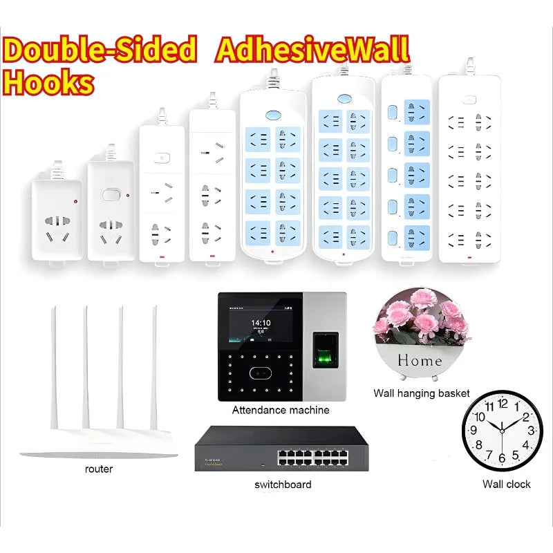 Clear Adhesive Wall Hooks