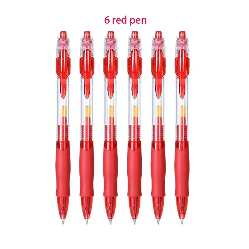 Retractable 0.5 mm Gel Pens with Refills