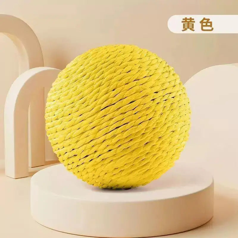 Sisal Cat Scratcher Ball Toy