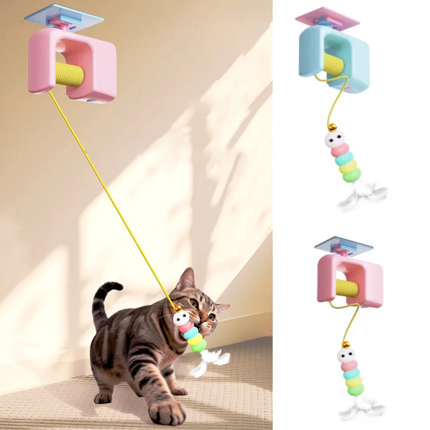 Automatic Door-Hanging Cat Teaser