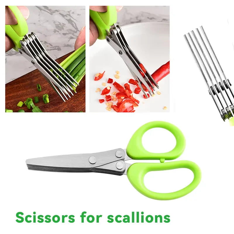 5-Blade Herb Scissors