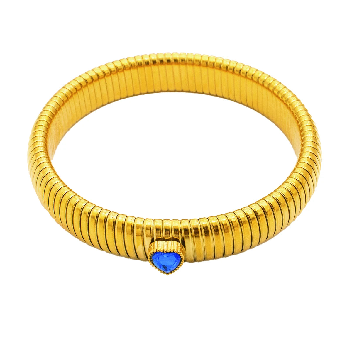 Gold-Tone Flex Bangle Bracelet