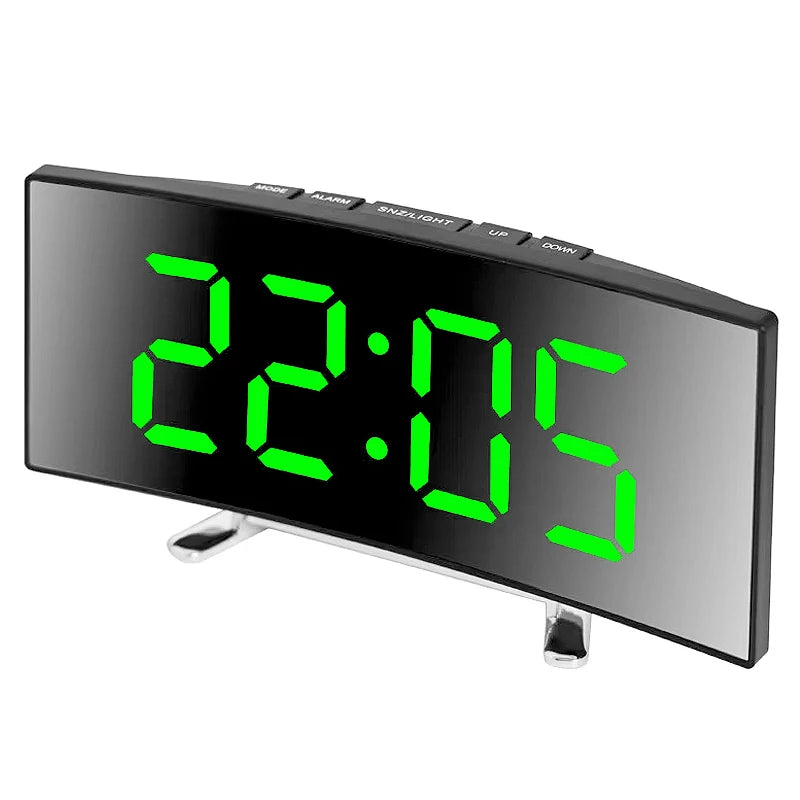 Mirror LED Digital Alarm Clock