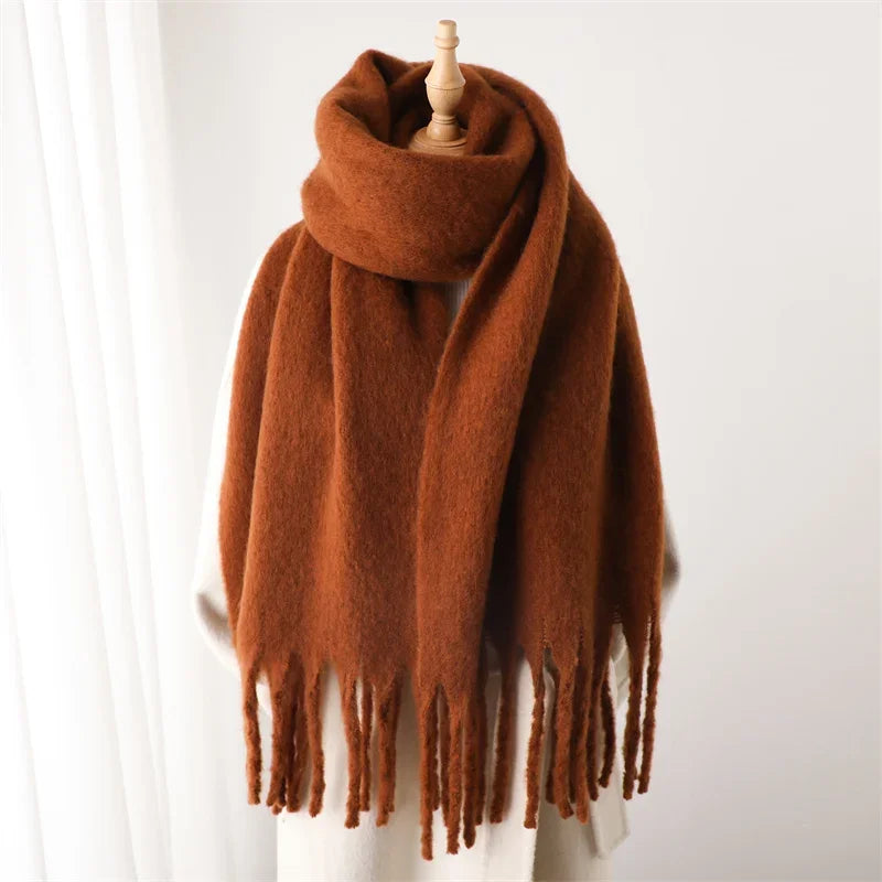 Cashmere-Feel Blanket Scarf
