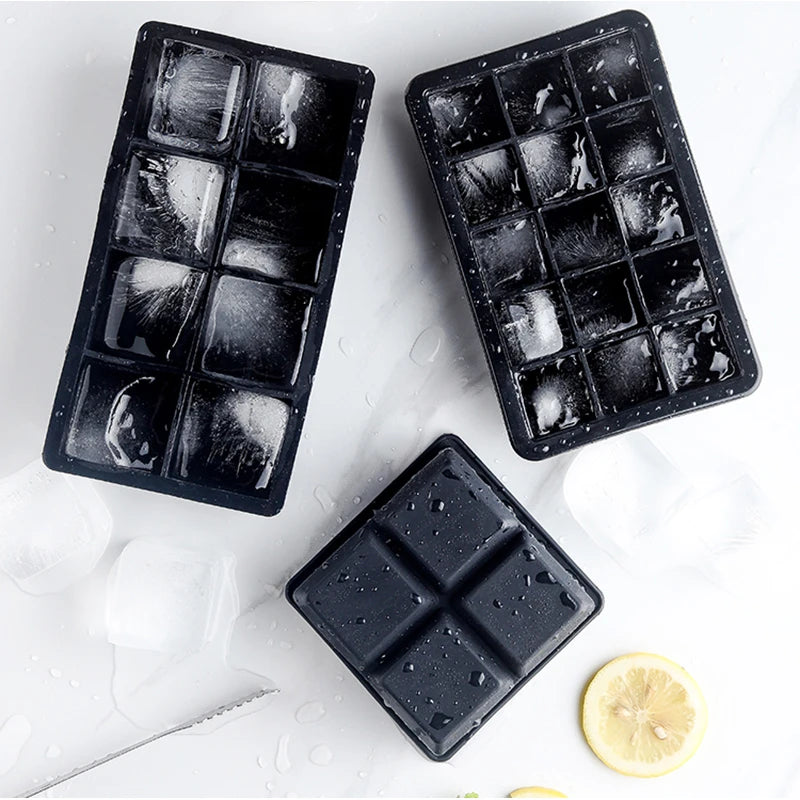 Silicone Ice Cube Mold, 4 Grids