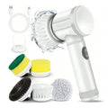 Cordless Electric Spin Scrubber with Brush Heads