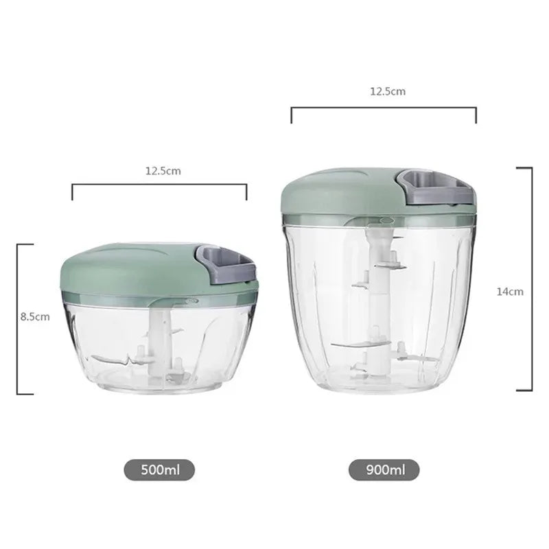 Manual Garlic & Vegetable Chopper, 500 ml