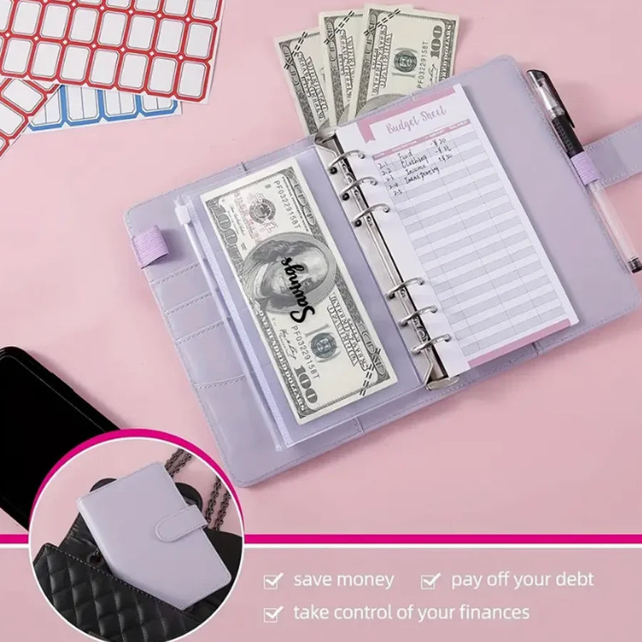 A6 Budget Binder with Cash Envelopes