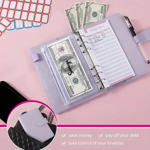 A6 Budget Binder with Cash Envelopes