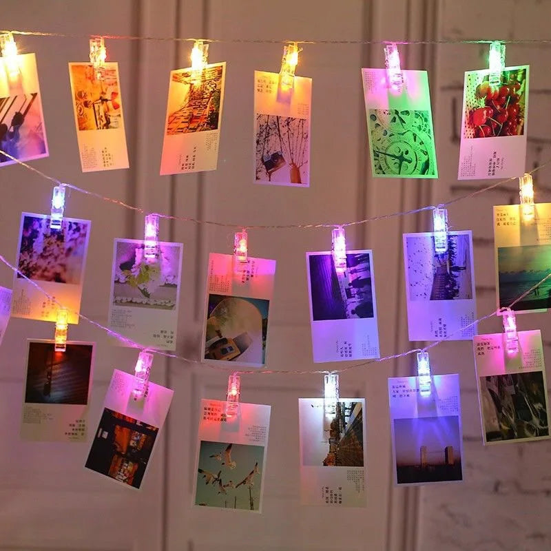 Photo Clip LED String Lights