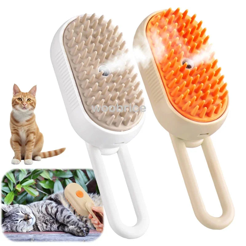 Pet Steam Grooming Brush