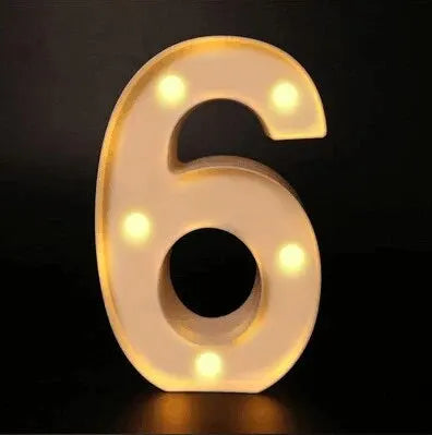 LED Marquee Number & Heart Light