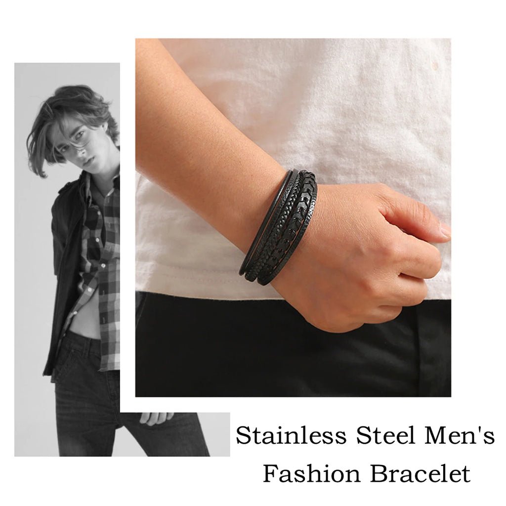 Braided Leather Bracelet