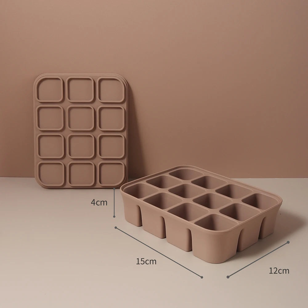 Silicone Freezer Tray with Lid