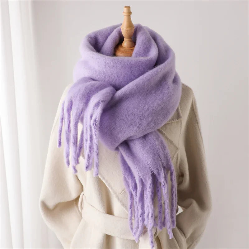 Cashmere-Feel Blanket Scarf