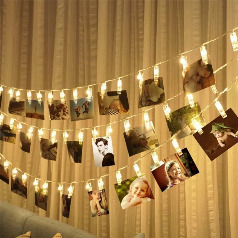 Photo Clip LED String Lights