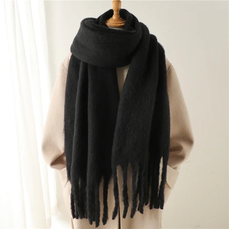 Cashmere-Feel Blanket Scarf