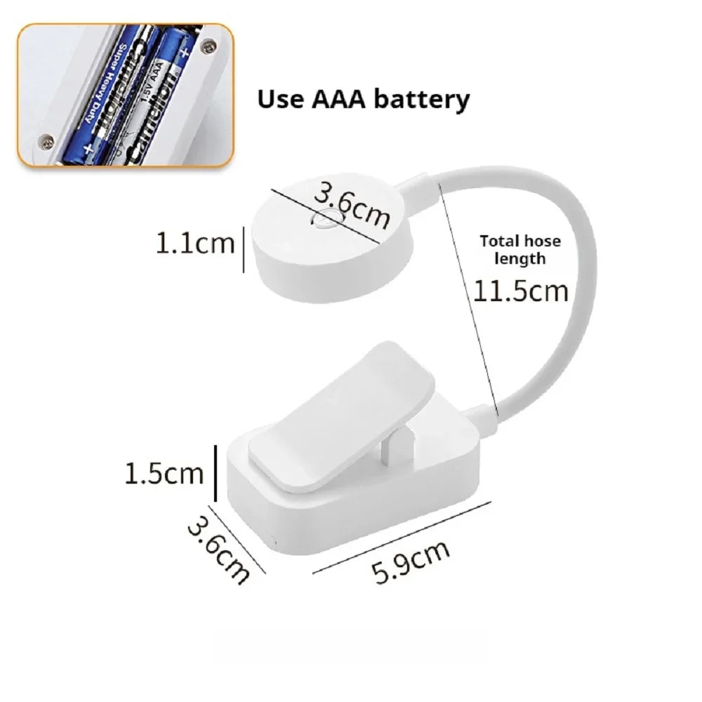 Clip-On LED Book Light, 3 Colour Modes