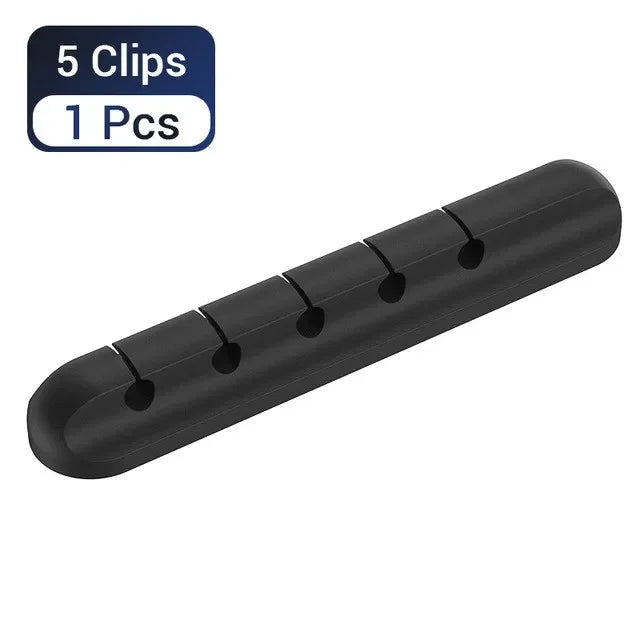 Silicone Desk Cable Organizer Clip