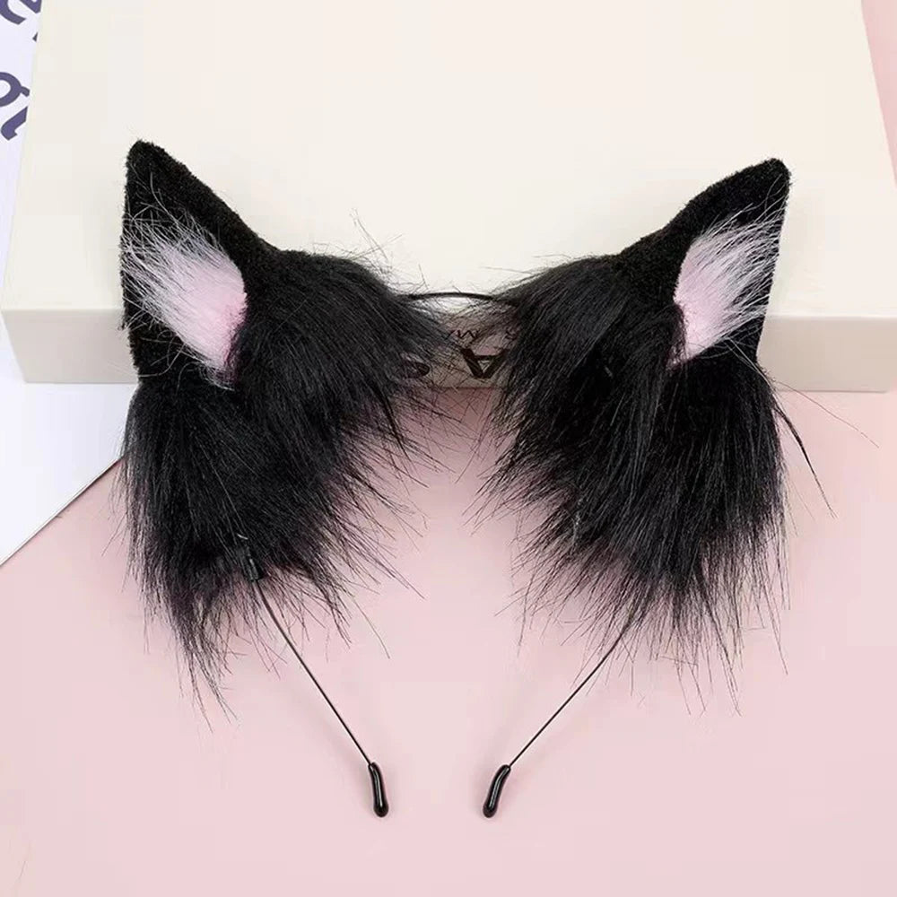 Plush Reindeer Antler Headband