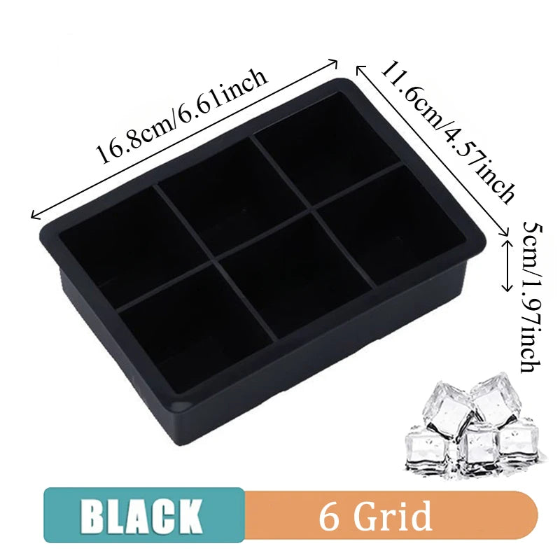 Silicone Ice Cube Mold, 4 Grids