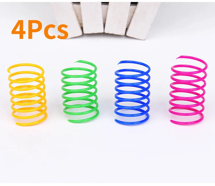 Colourful Cat Spring Toys