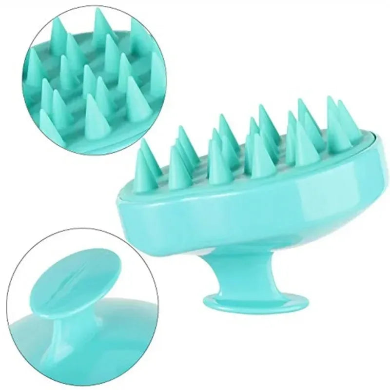 Silicone Shampoo Scalp Massage Brush