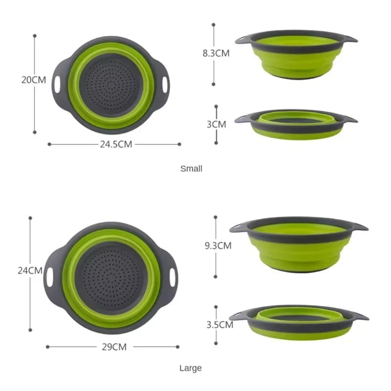 Collapsible Silicone Colander
