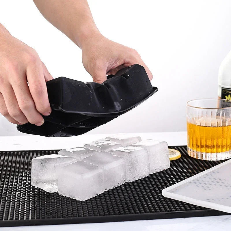 Silicone Ice Cube Mold, 4 Grids