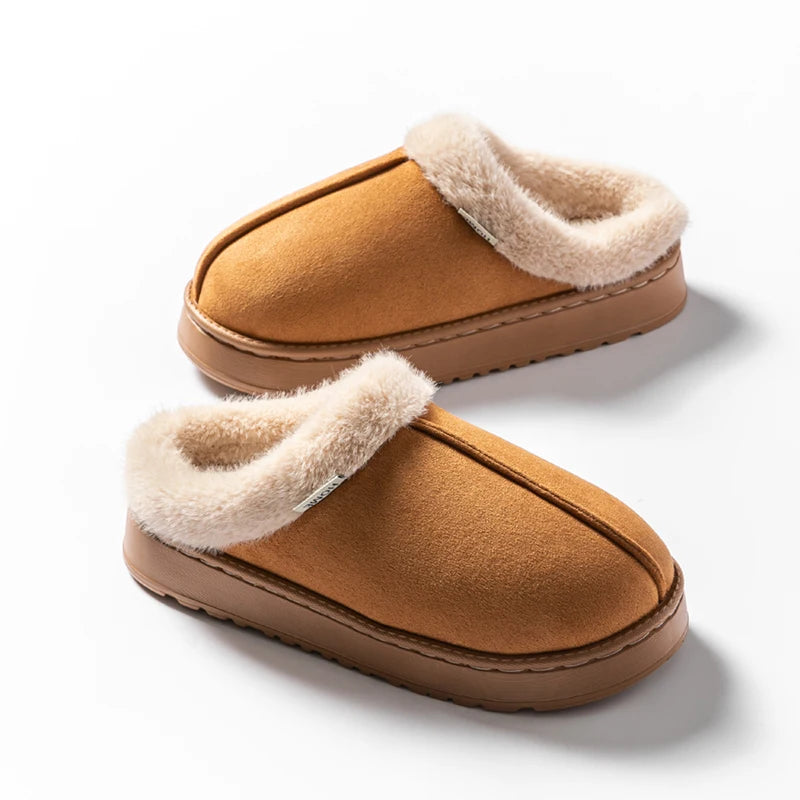 Fluffy Lined Slippers