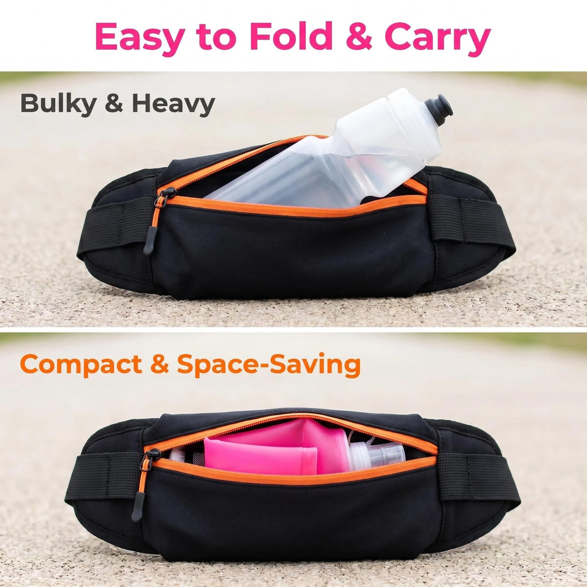 Collapsible Silicone Water Bottle