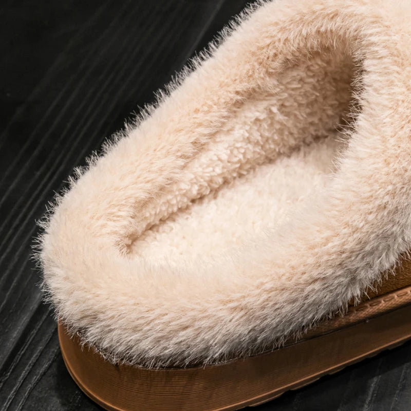 Fluffy Lined Slippers