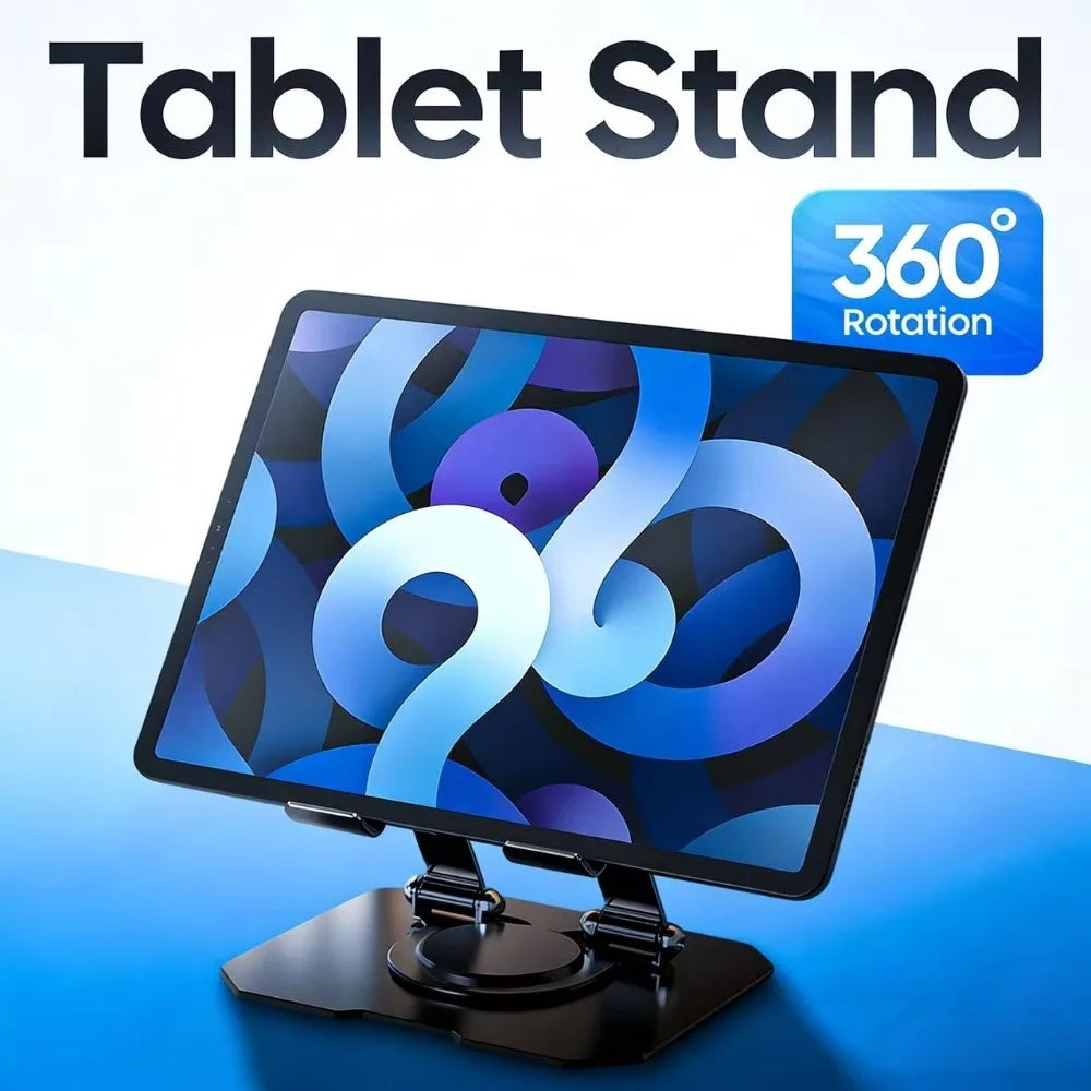 360° Adjustable Foldable Metal Phone & Tablet Stand