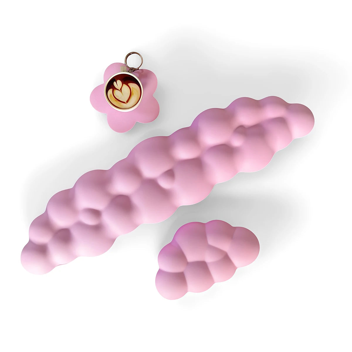 Cloud Keyboard & Mouse Wrist Rest Set