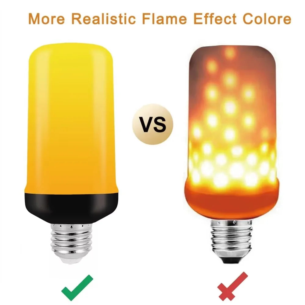 Flickering Flame Effect LED Bulb