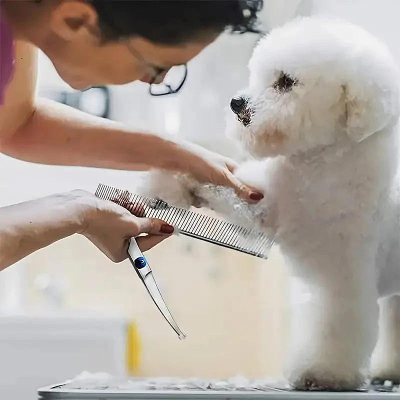 4-Piece Pet Grooming Scissors with Round Safety Tips