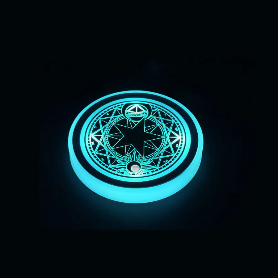 LED Car Cup Holder Coasters