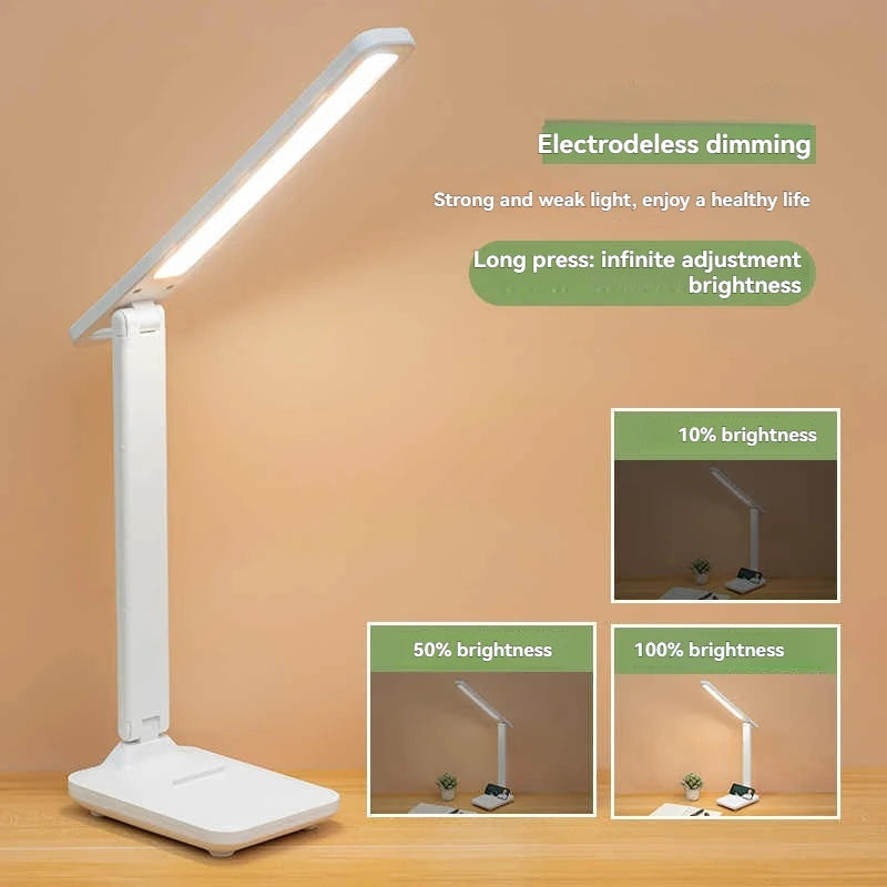 Foldable Rechargeable LED Desk Lamp with Touch Control
